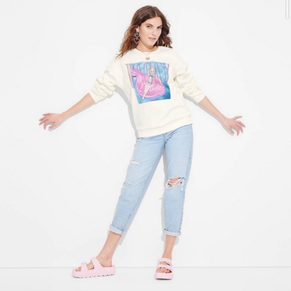 Barbie NWT Women's Pullover Sweater Sz S & L - Picture 4 of 11